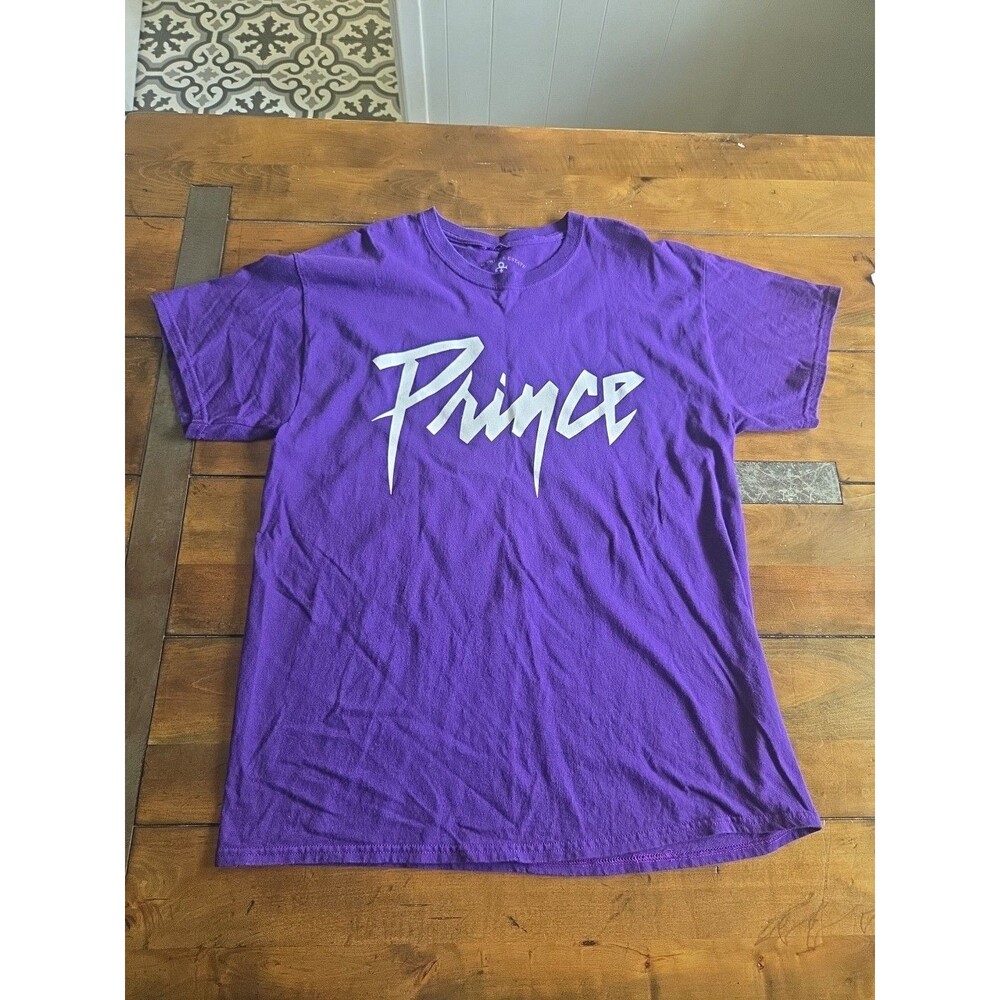 Mens Prince Band  Shirt Purple Prince Estate Large Rock N Roll
